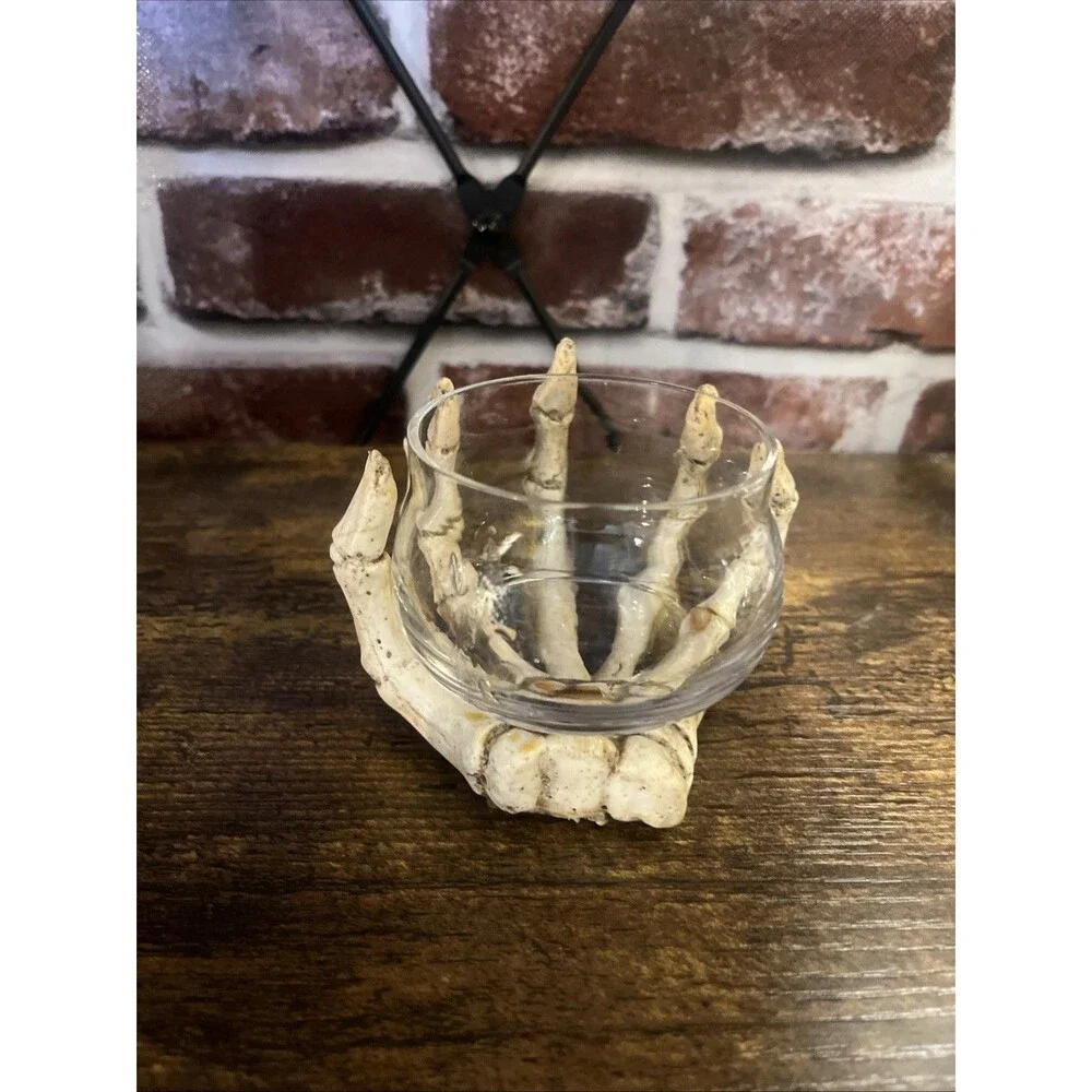Skeleton Hand Votive -  Candle Holder - Fun World - Halloween Décor